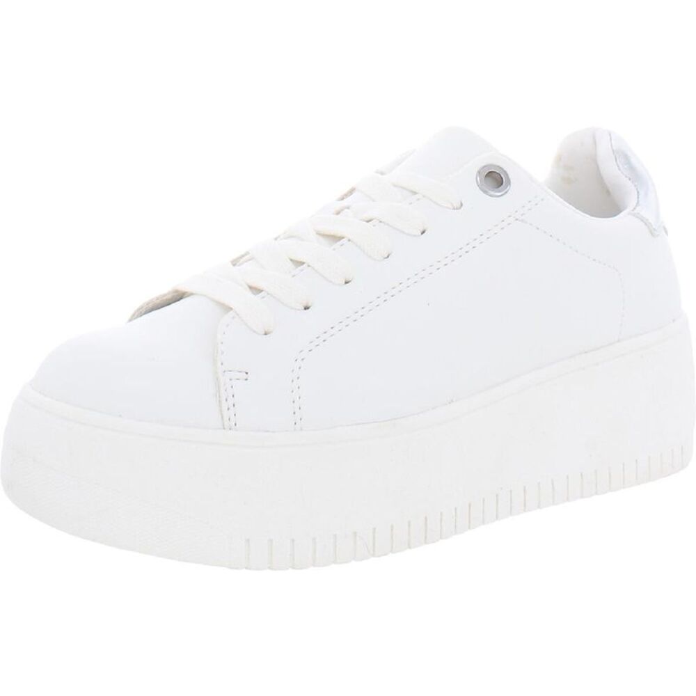 Steve Madden Womens Rockaway White Casual and Fashion Sneakers Shoes NWOB
